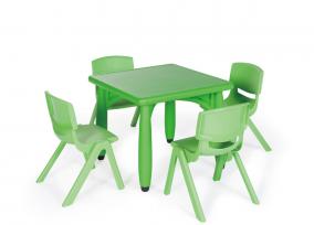 QX-17006幼儿正方桌（塑料腿）