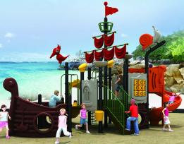 QX-0031户外大型豪华海盗船组合滑梯/幼儿园公园小区游乐场儿童玩具