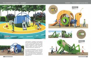 非标定制动物造型儿童滑梯